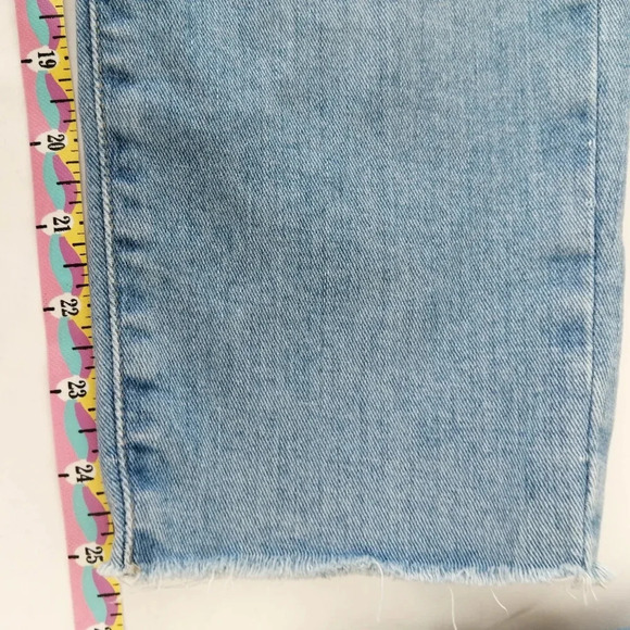 Frame Le Garçon Crop Boyfriend Straight Leg Jeans in Cebu Rips 29 - Picture 15 of 16